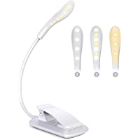 Cocoda Luz Lectura- Lampara Lectura de 360° Flexible con 3 Modos- 7 LED Lampara Pinza Brillo Ajustable con USB…